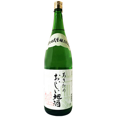 AKITA NO OISHI JIZAKE 1800ml あきたのおいしい地酒